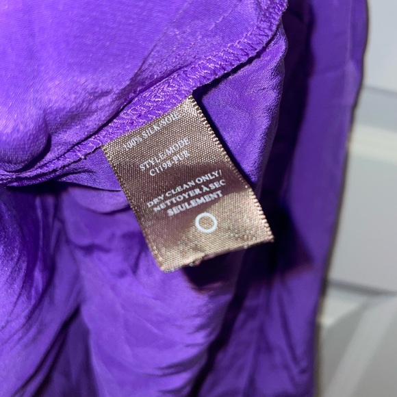 C Jade π―% Silk Dress w/knotted detail - Picture 4 of 5